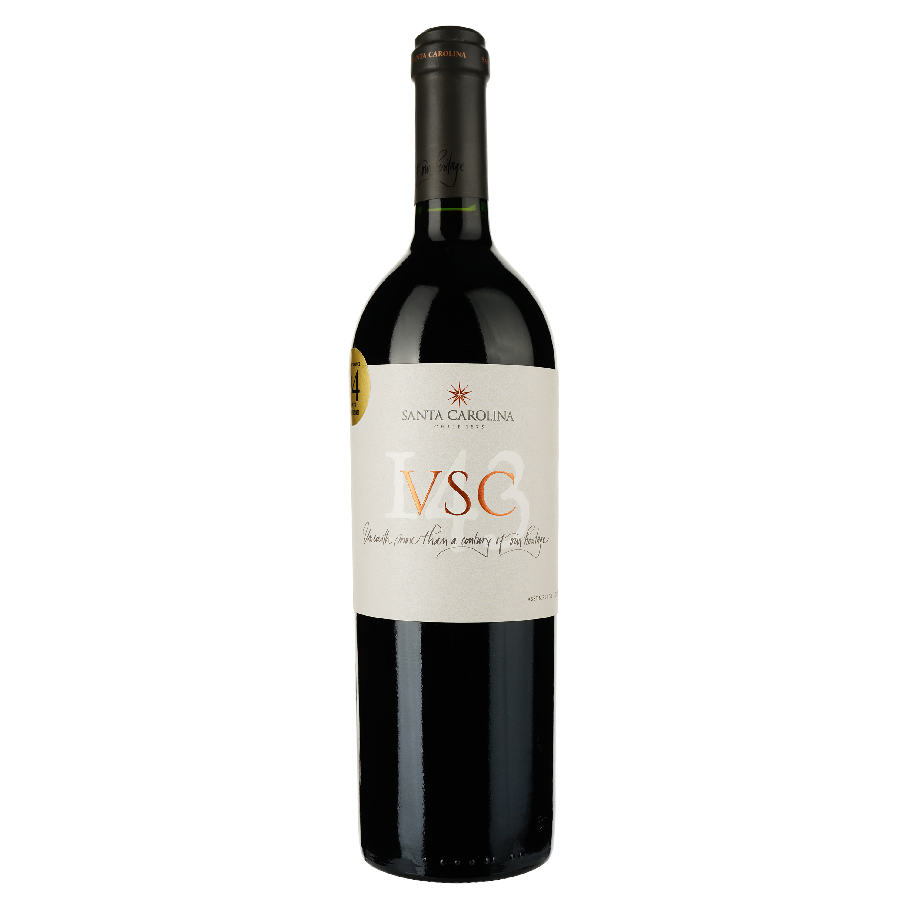 Вино VSC Santa Carolina, червоне, сухе, 0,75 л (891507) - фото 1