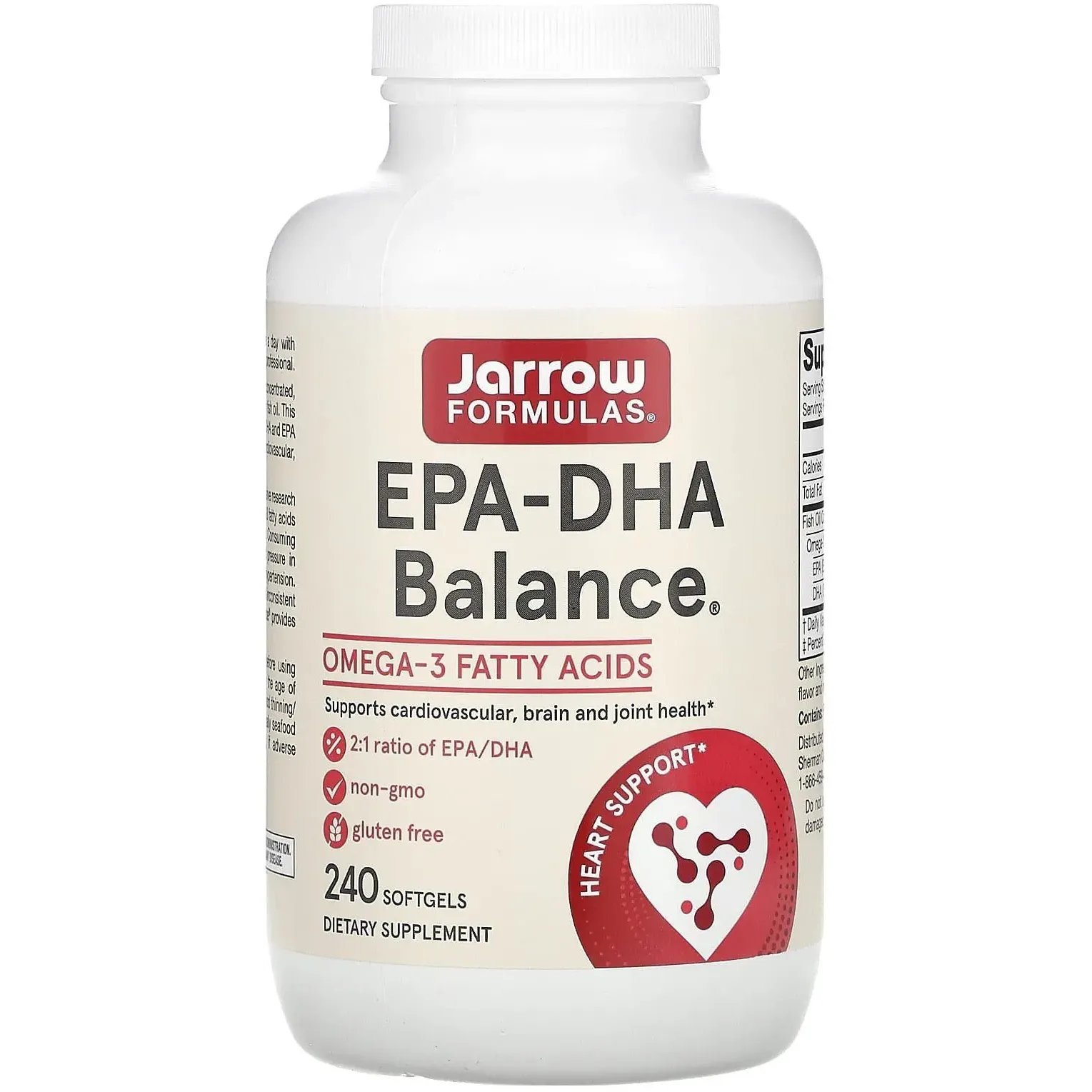 Риб'ячий жир Jarrow Formulas EPA-DHA Balance 240 капсул - фото 1