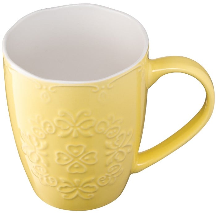 Чашка Ardesto Barocco, 330 мл, жовтий (AR3458Y) - фото 2