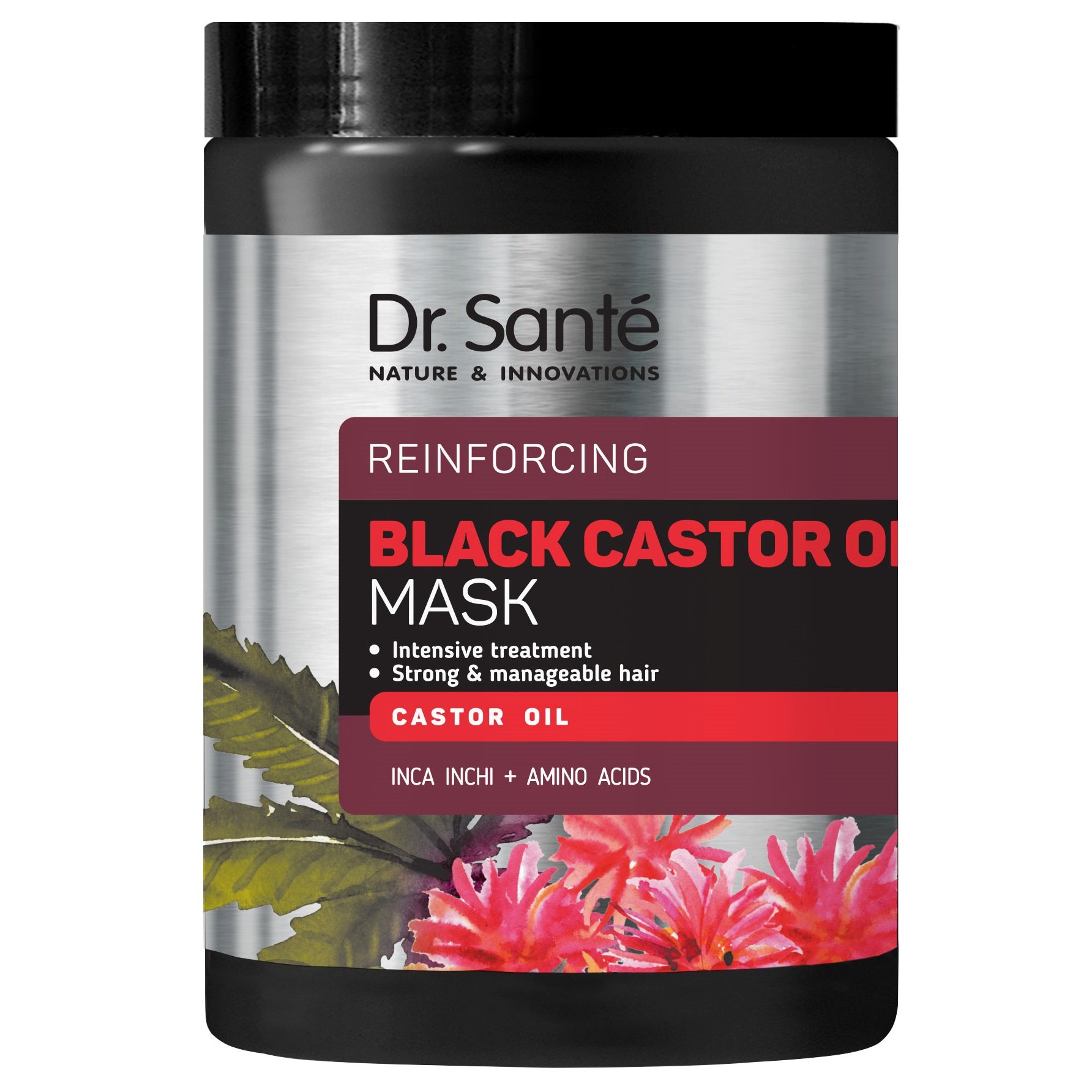 Маска для волосся Dr. Sante Black Castor Oil, 1000 мл - фото 1