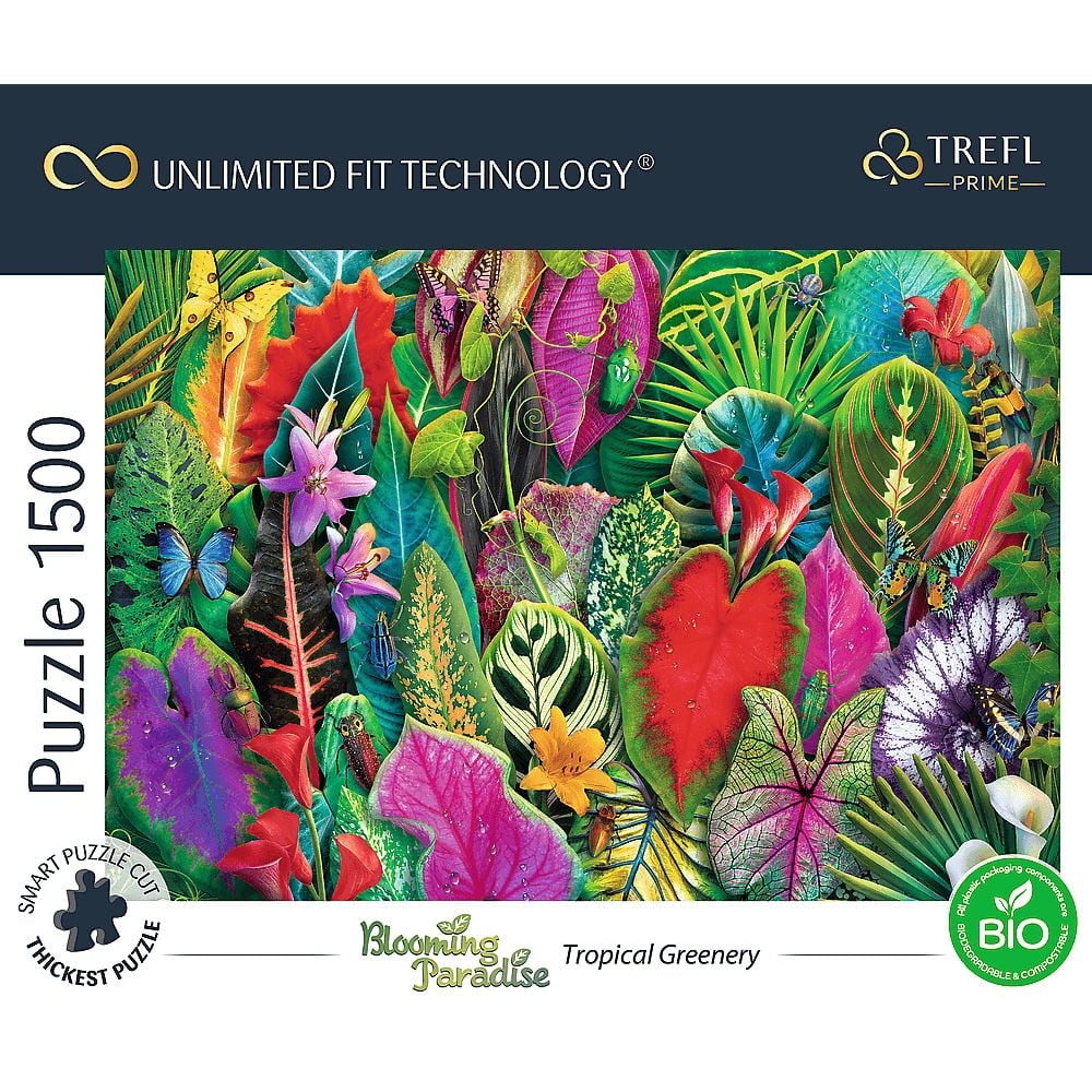 Пазли Trefl Безмежна колекція: Тропічний сад 1500 елементів - фото 3