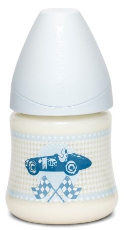 Пляшечка для годування Suavinex Історії малюків, 150 мл, світло-блакитний (304379) - фото 1