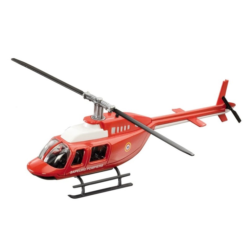 Игровой набор вертолет + автомодель Mondo Франция, 1:43, красный (57007) - фото 2