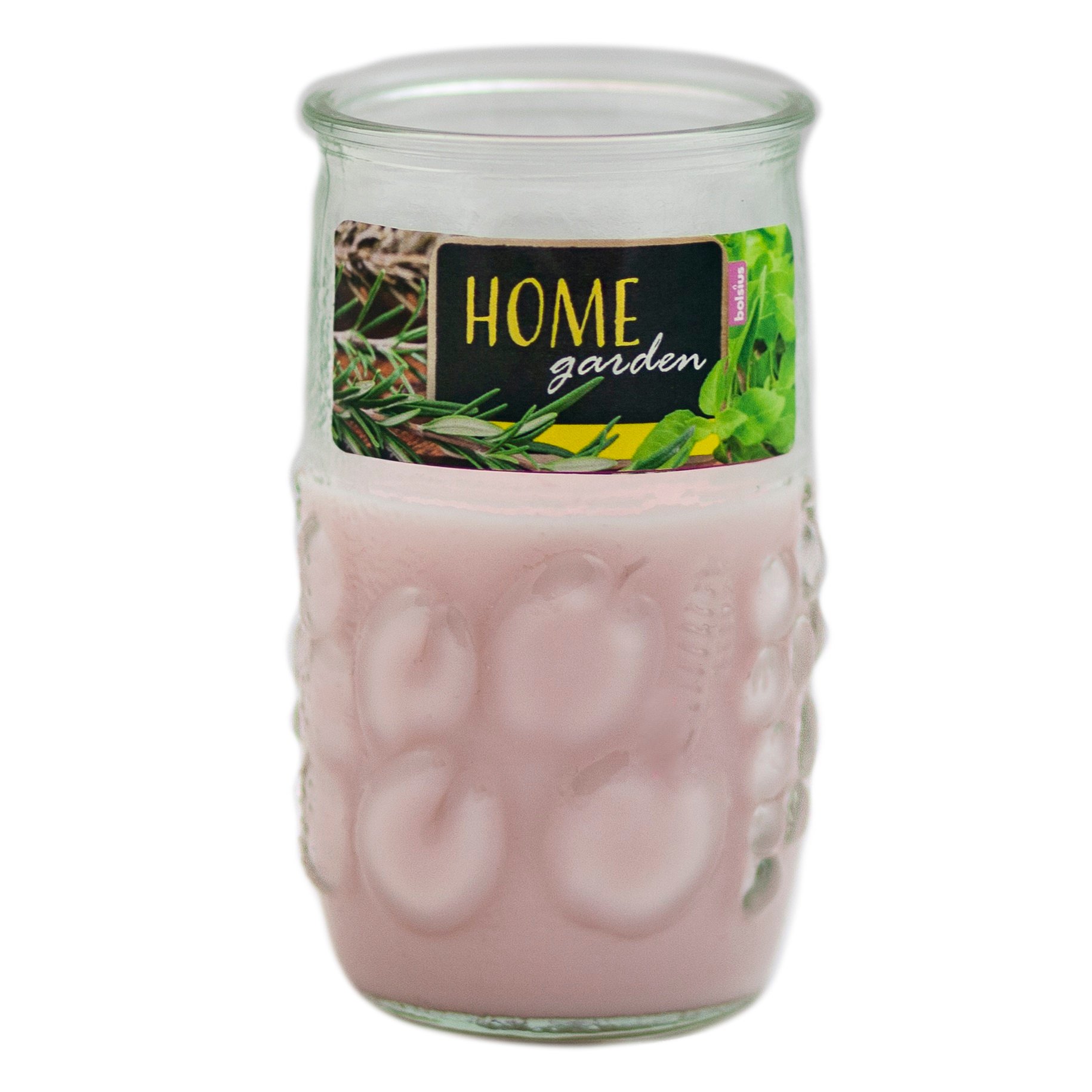 Свічка Bolsius Limelight, з ароматом Citronella Розмарин, 11х6,2 см, рожевий (386818) - фото 1
