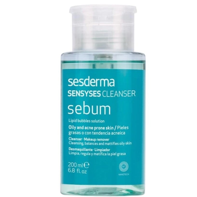 Липосомальный лосьон Sesderma Laboratories Sensyses Cleanser Sebum, для жирной и склонной к акне кожи, 200 мл - фото 1