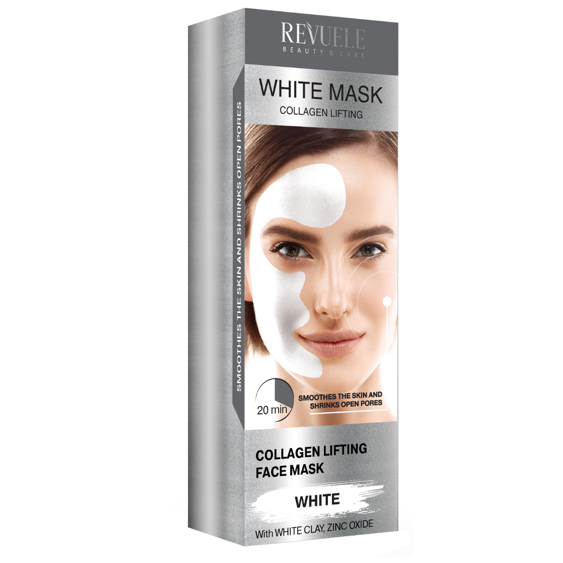Белая маска для лица Revuele White Mask Lifting Face Mask, 80 мл - фото 1