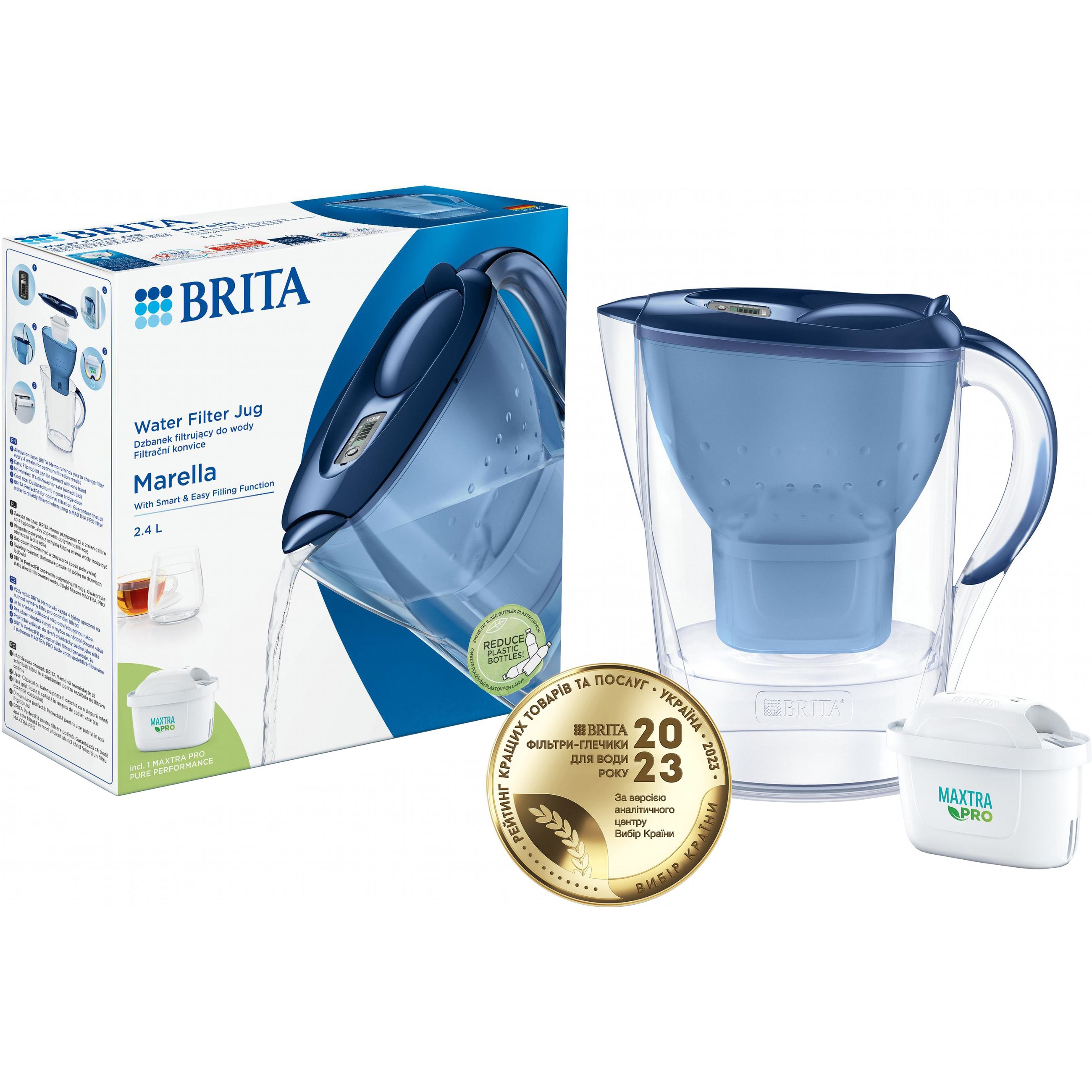 Фільтр-глечик Brita Marella MXpro синій 2.4 л (1052799) - фото 5