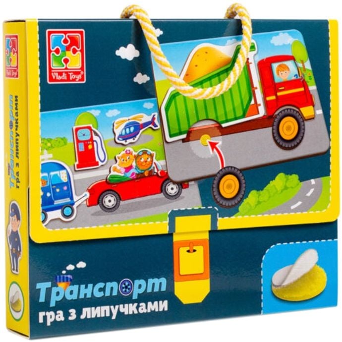 Игра с липучками Vladi Toys Транспорт (VT1302-28) - фото 1