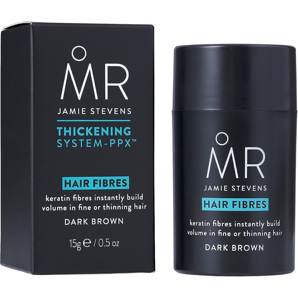 Кератиновые волокна волос Mr Jamie Stevens Hair Fibres, темно-коричневый, 15 г - фото 1