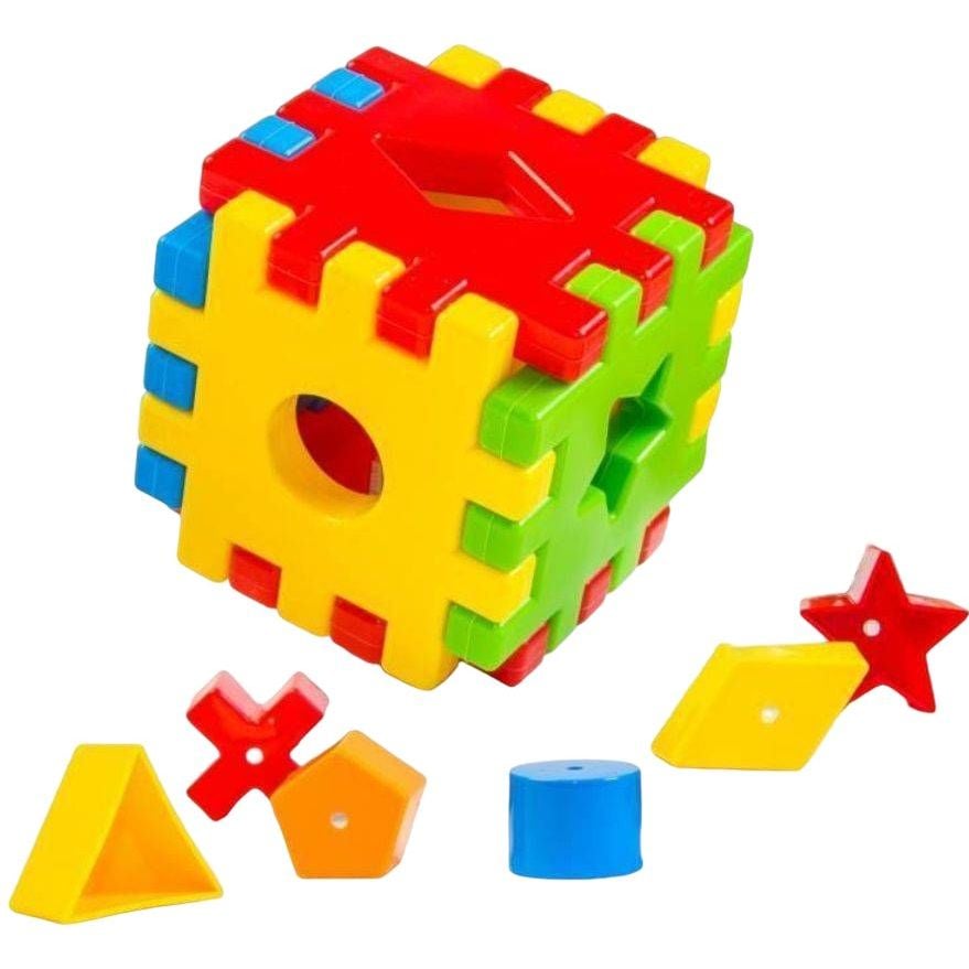 Іграшка-сортер Tigres Чарівний куб, 12 елементів (39376) - фото 1