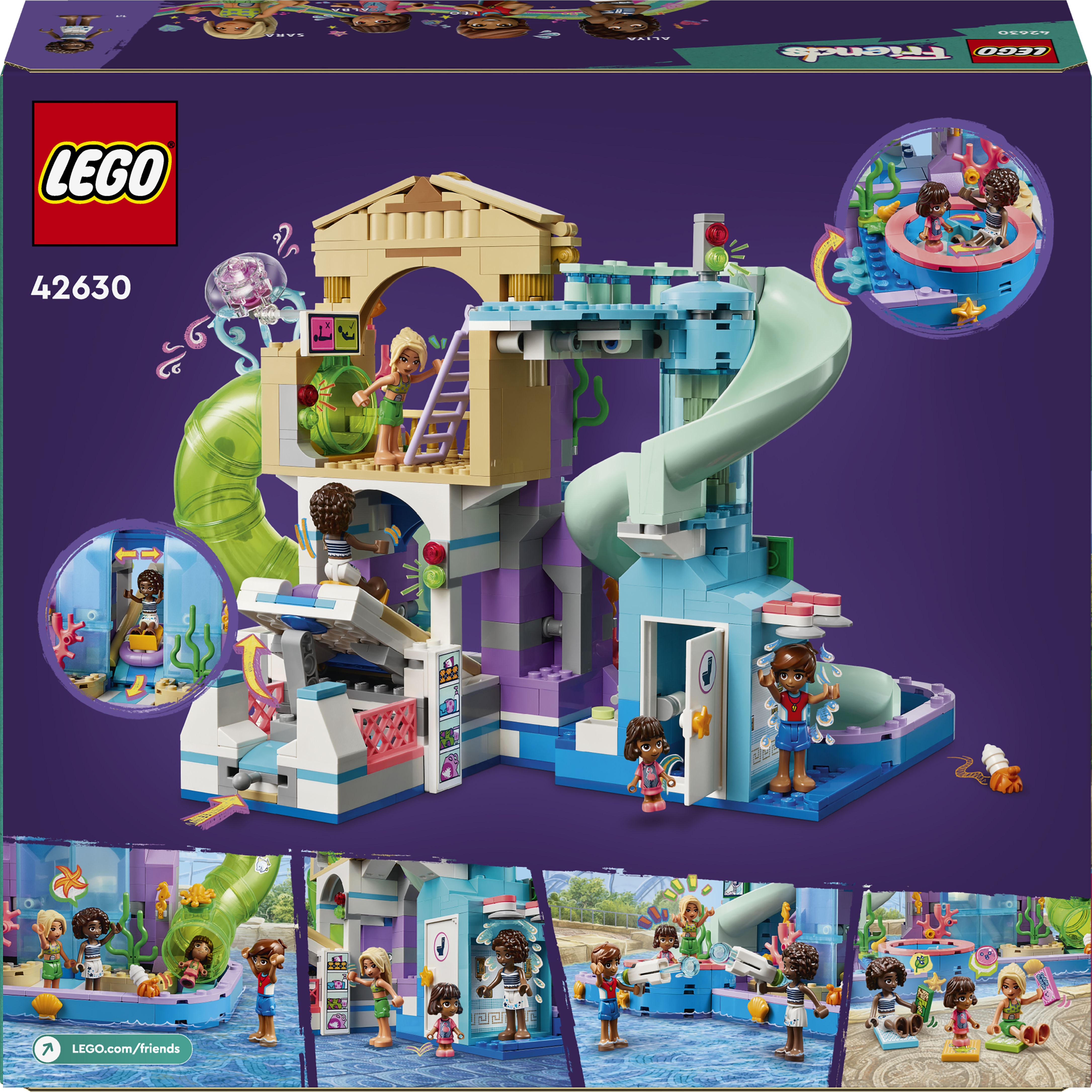 Конструктор LEGO Friends Аквапарк Хартлейк-Сити 814 детали (42630) - фото 2