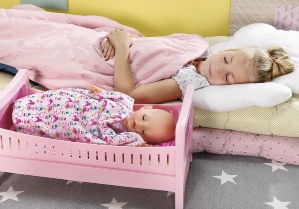 Ліжечко для ляльки Baby Born Солодкі сни, рожевий (824399) - фото 4
