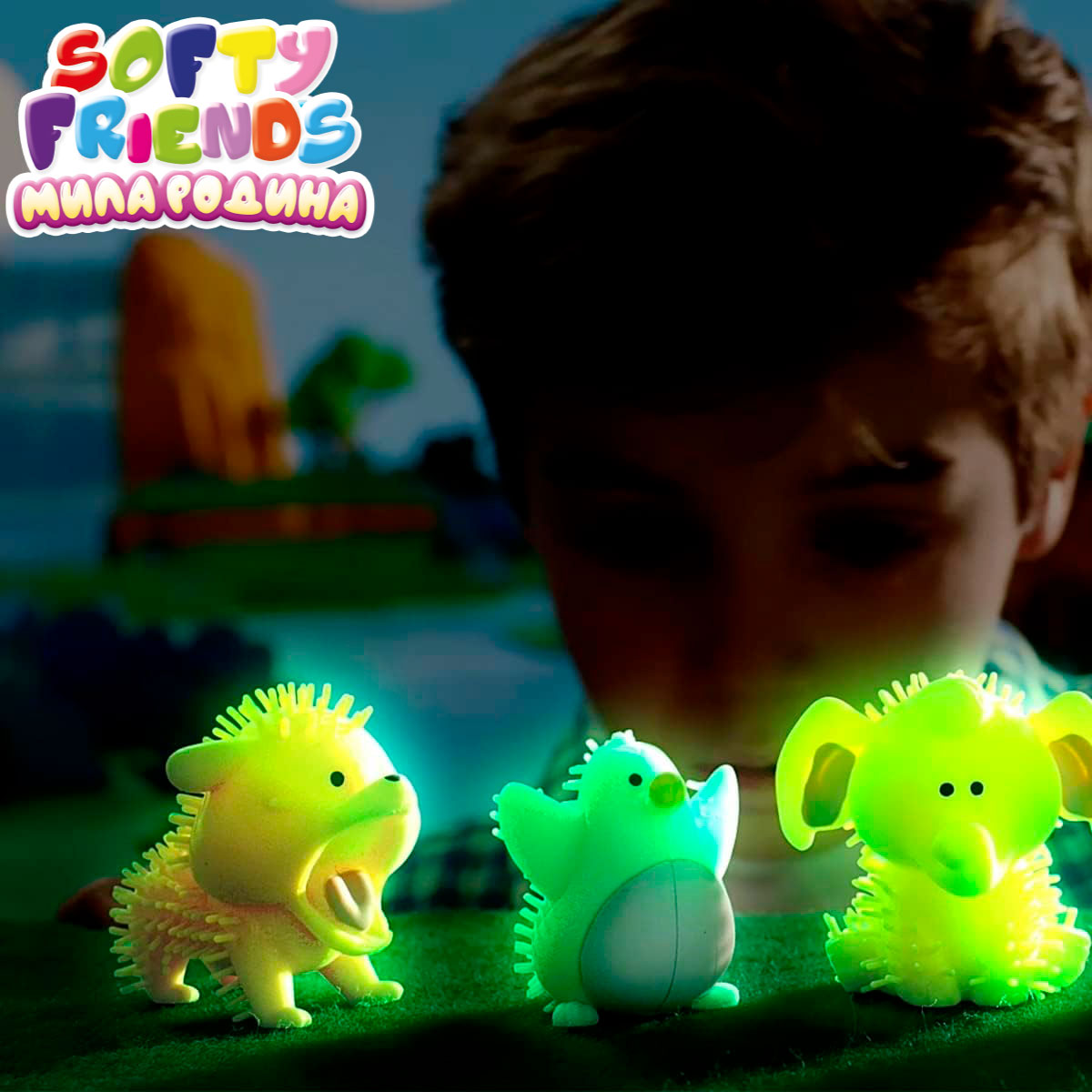 Стретч-игрушка #sbabam Softy friends Милая семья в дисплее (8/SC22) - фото 8