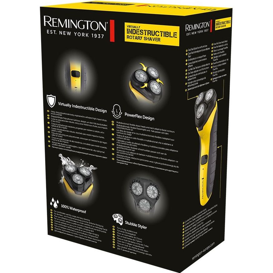 Електробритва Remington Virtually Indestructible чорно-жовта (PR1855) - фото 5