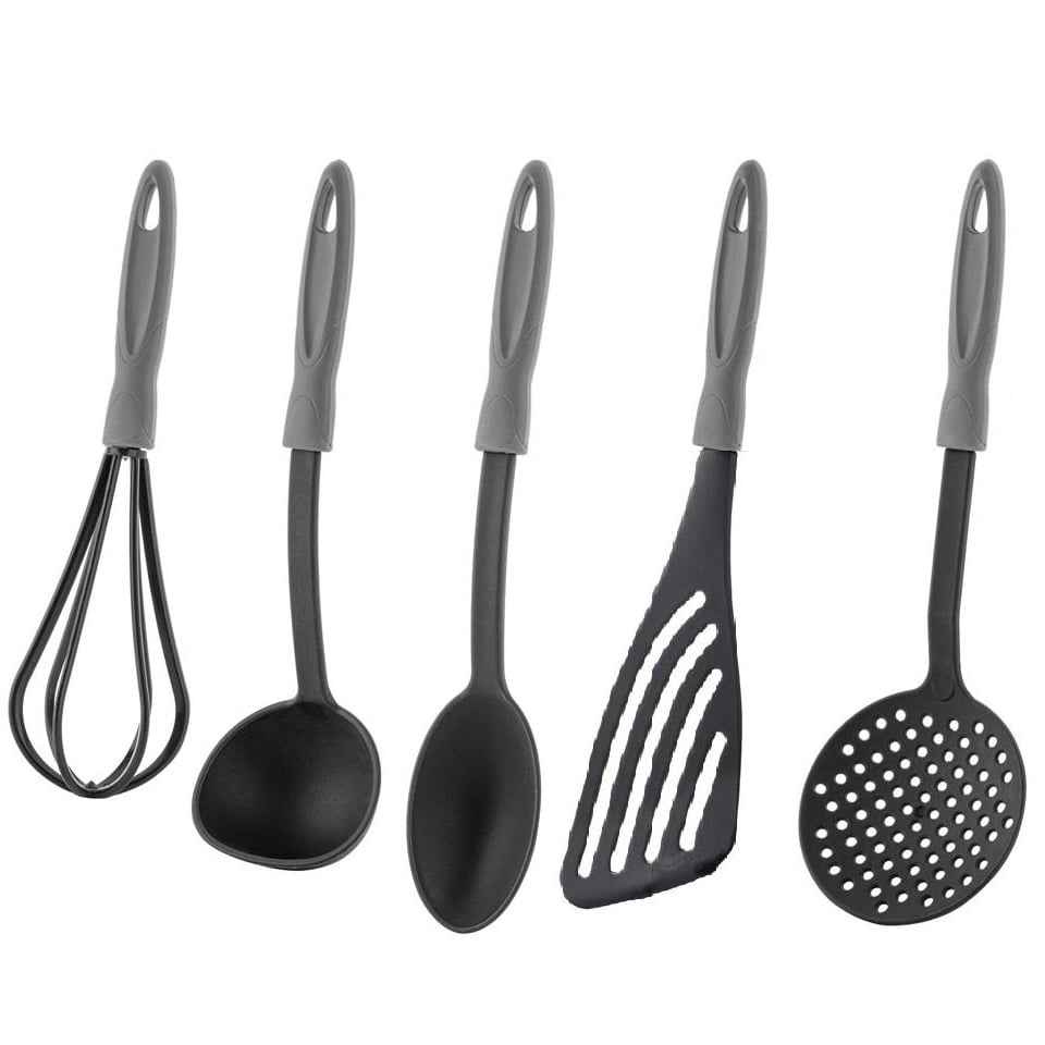 Набір кухонного приладдя Praktyczna Capri, 5 предметів, сірий (4G0696) - фото 1