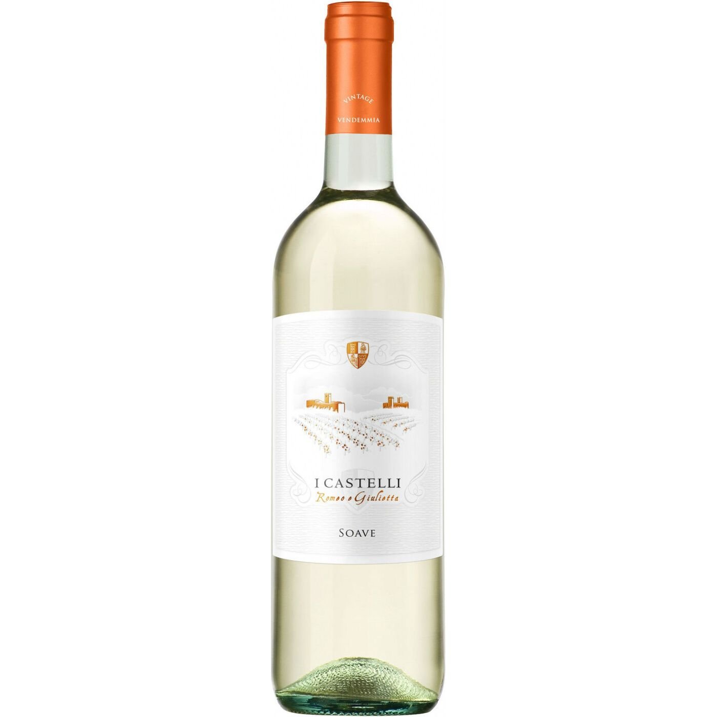 Вино I Castelli Soave, біле, сухе, 0,75 л, 12% (522652) - фото 1