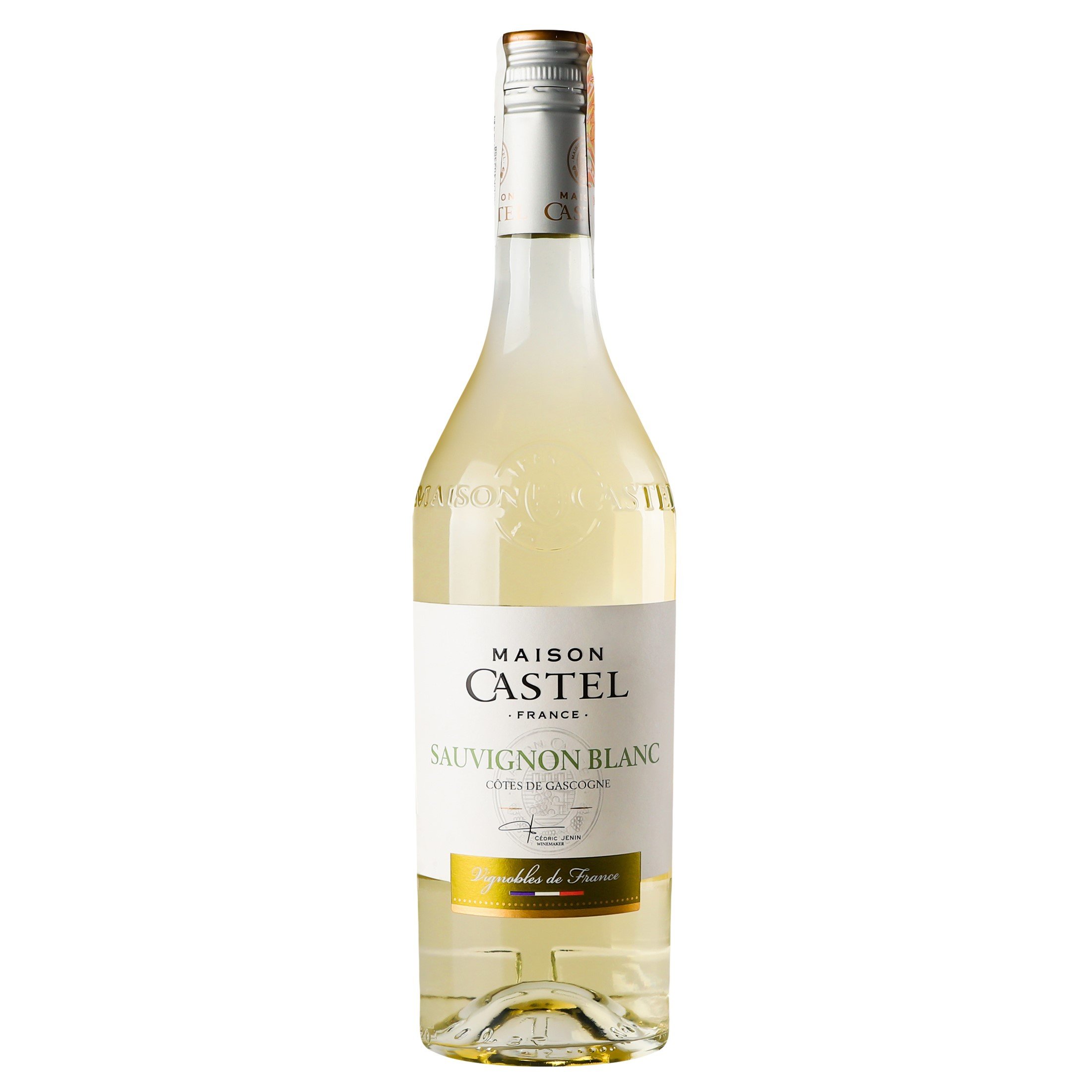 Вино Maison Castel Sauvignon Blanc IGP, белое сухое, 11,5%, 0,75 л - фото 1