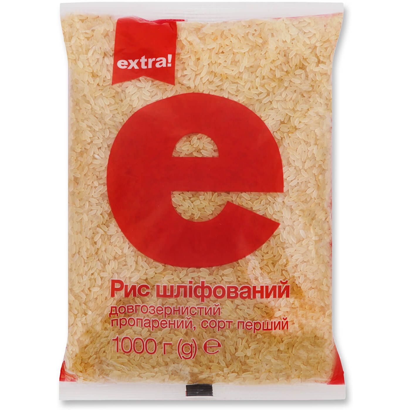 Рис Extra! пропаренный, 1 кг - фото 1
