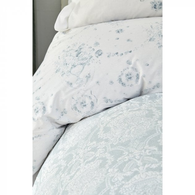 Набор постельного белья с покрывалом Karaca Home Quatre delux tiffany, евро, бирюзовый, 7 предметов (svt-2000022230780) - фото 2