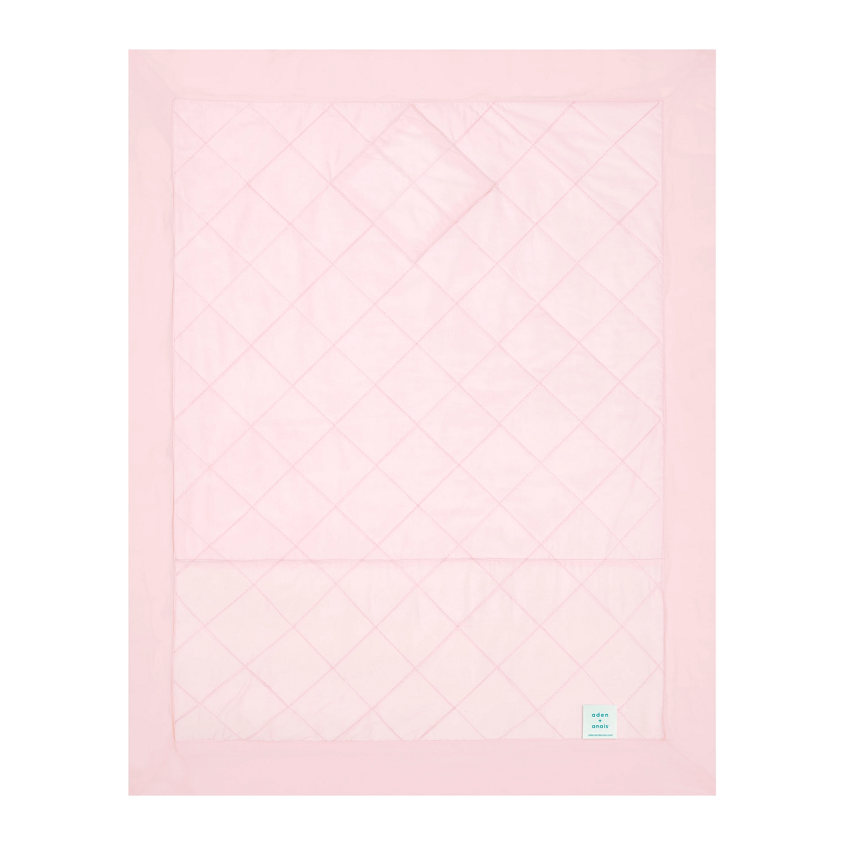 Одеяло стеганое Aden + Anais Collection-ophelia, хлопок, 102х80 см, розовый (AWSL10001) - фото 3