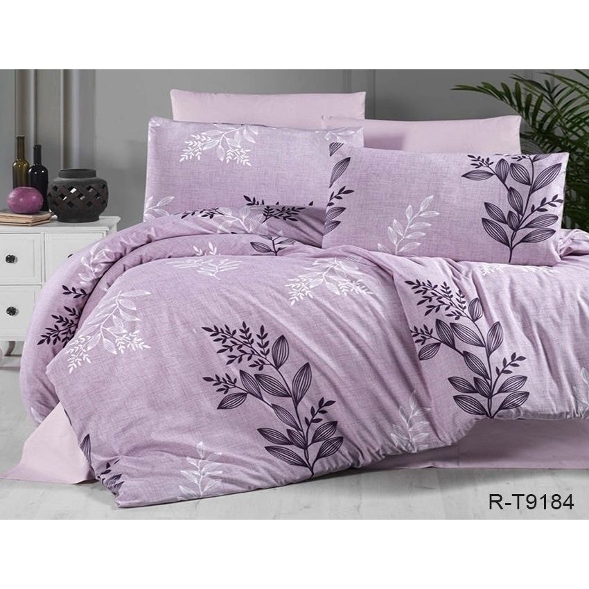 Комплект постельного белья TAG Tekstil с компаньоном 1.5-спальный 000210320 (R-T9184) - фото 1