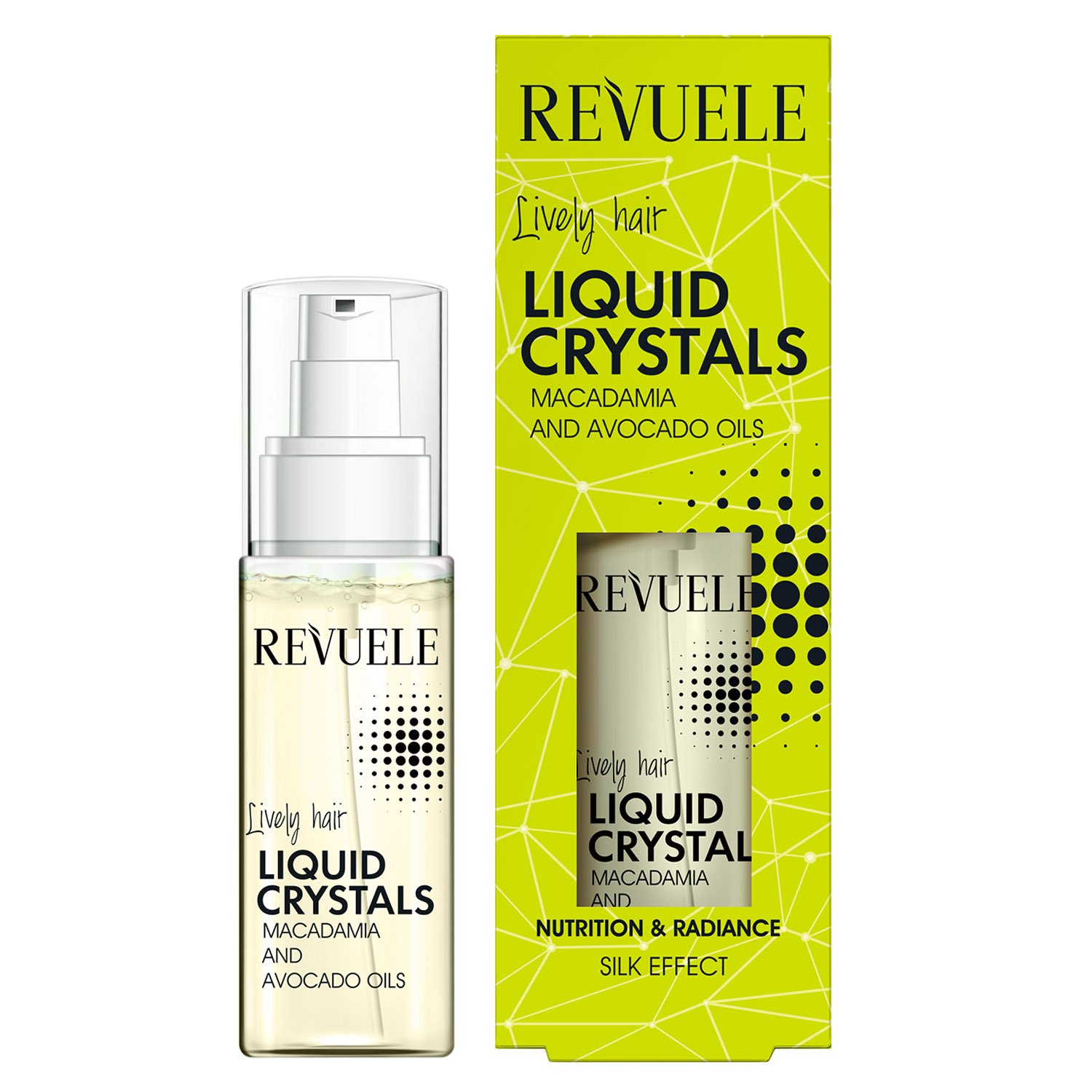 Рідкі кристали для волосся Revuele з оліями макадамії та авокадо, 50 мл - фото 1