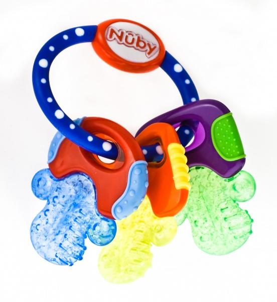 Прорезыватель-игрушка Nuby с термогелем Ключики (455) - фото 1