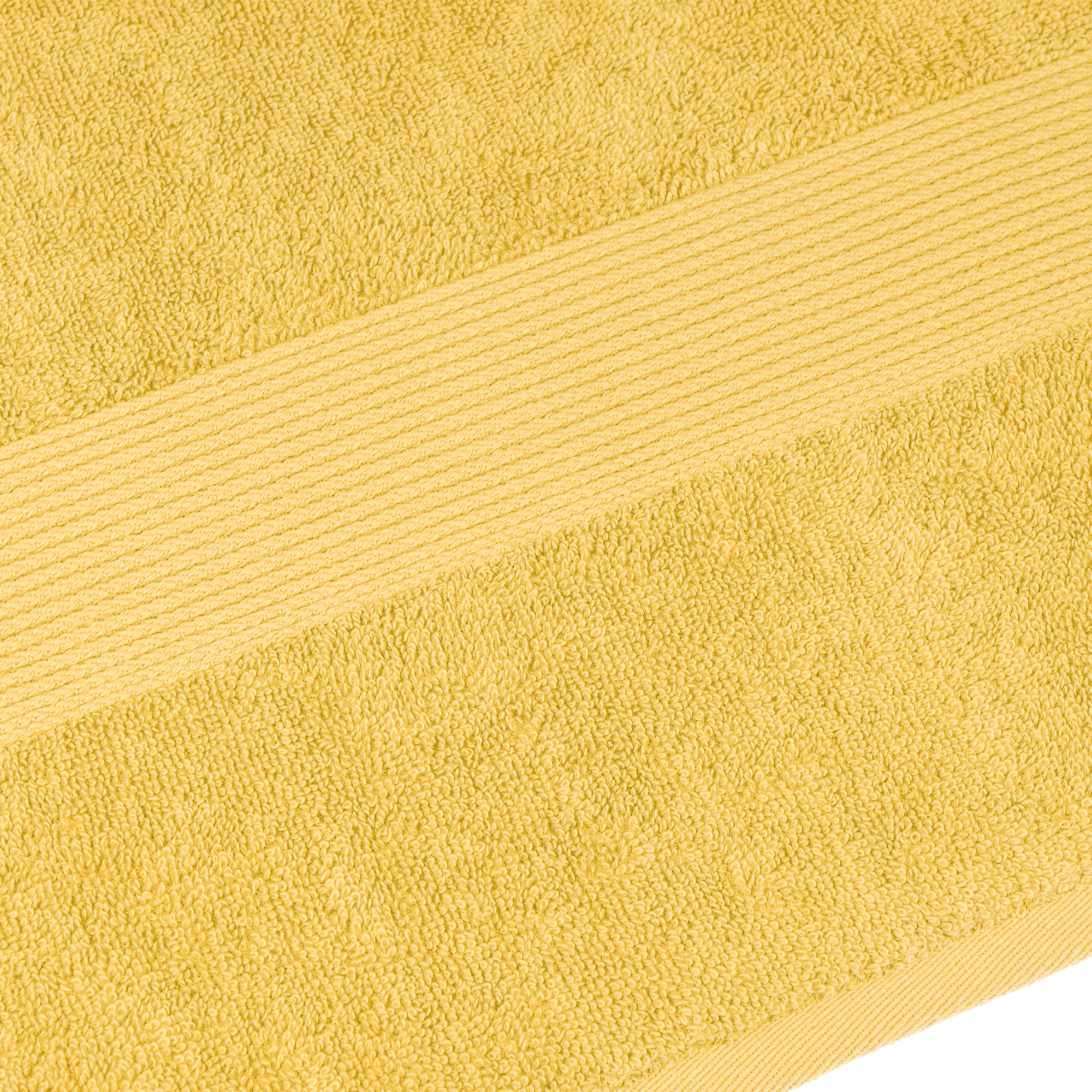 Рушник махровий Home Line, з бордюром, 500 г/м², 140х70 см, жовтий (165688) - фото 2