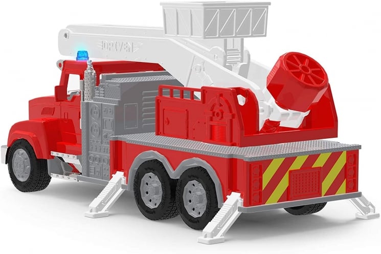Машинка Driven Micro Пожарная машина с подъемным краном (WH1128Z) - фото 5