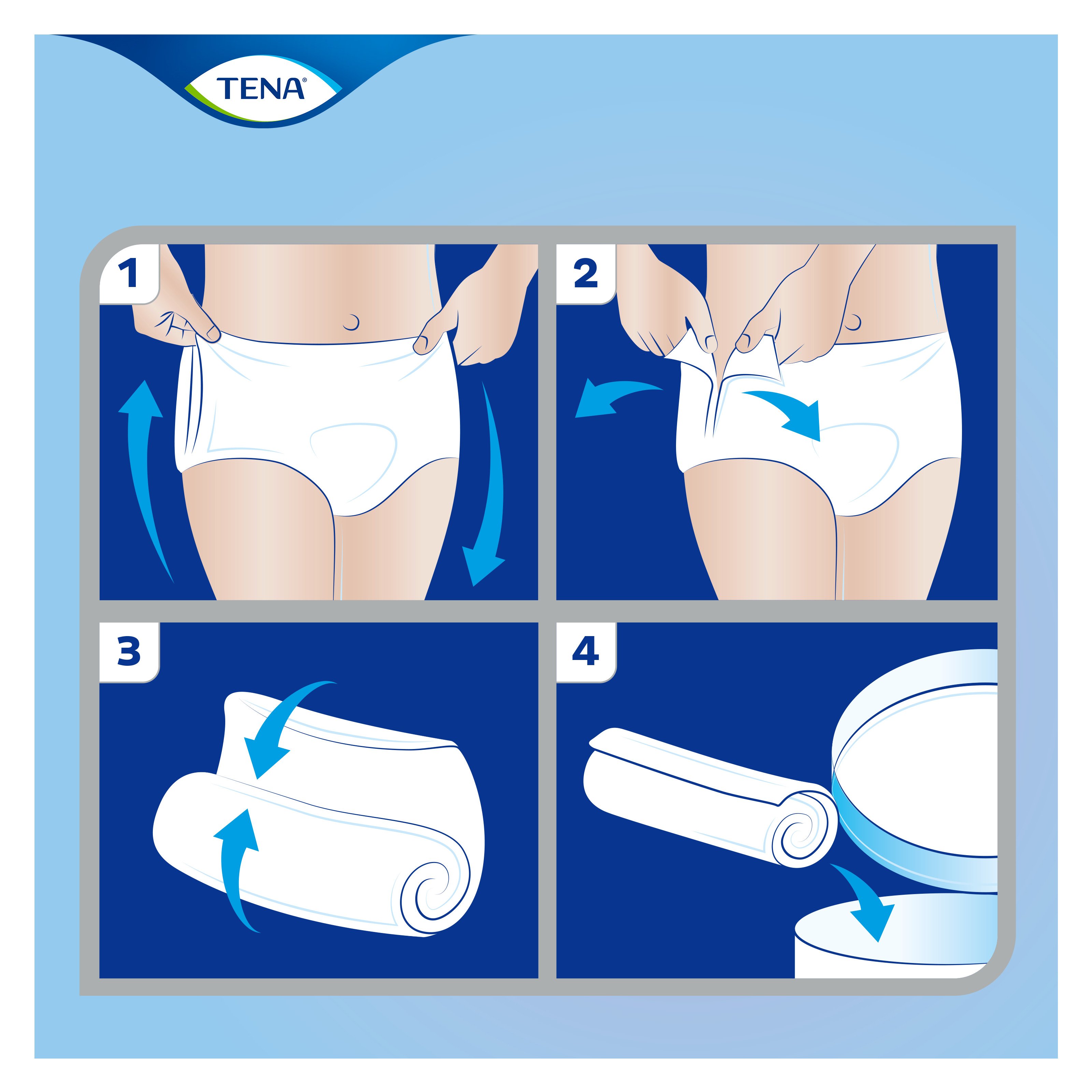 Трусы-подгузники для взрослых Tena Pants Plus XL, 12 шт. - фото 3