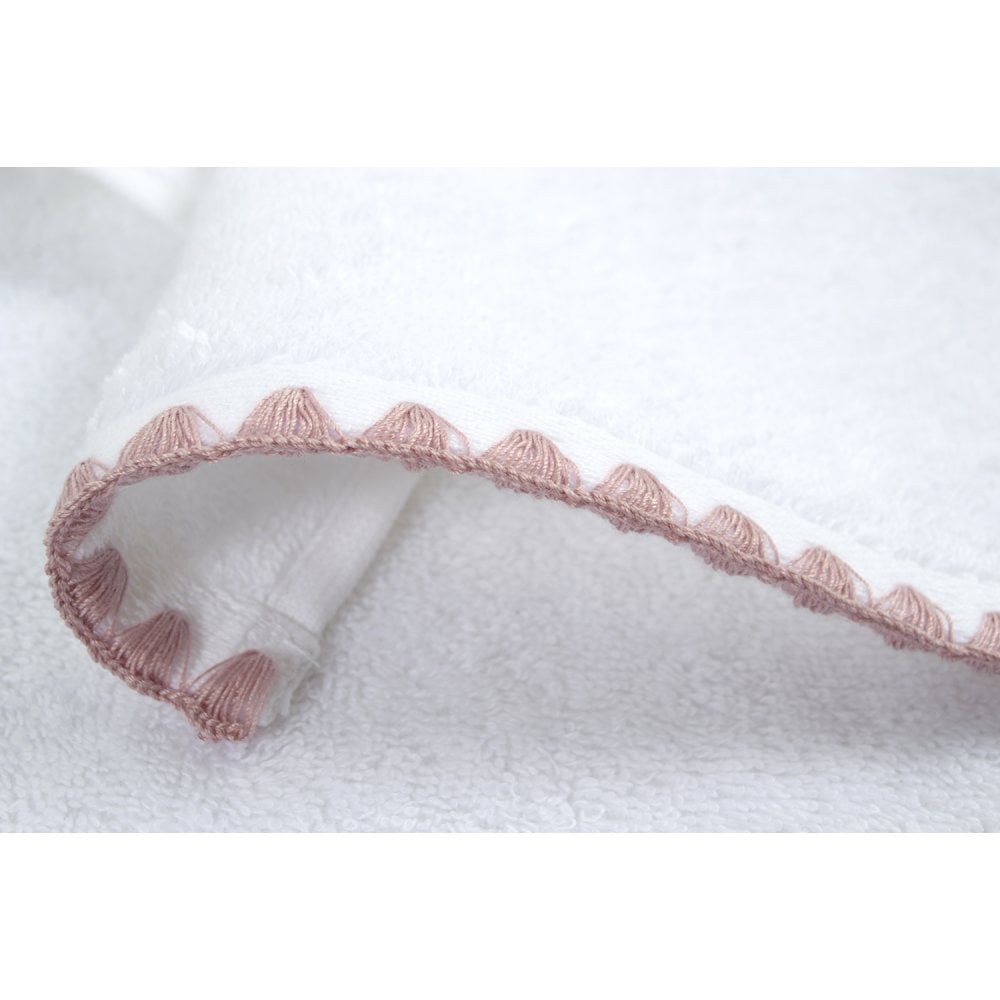 Рушник махровий Penelope, 2 шт, 30 х 30 см, білий з рожевим (svt-2000022315081) - фото 3
