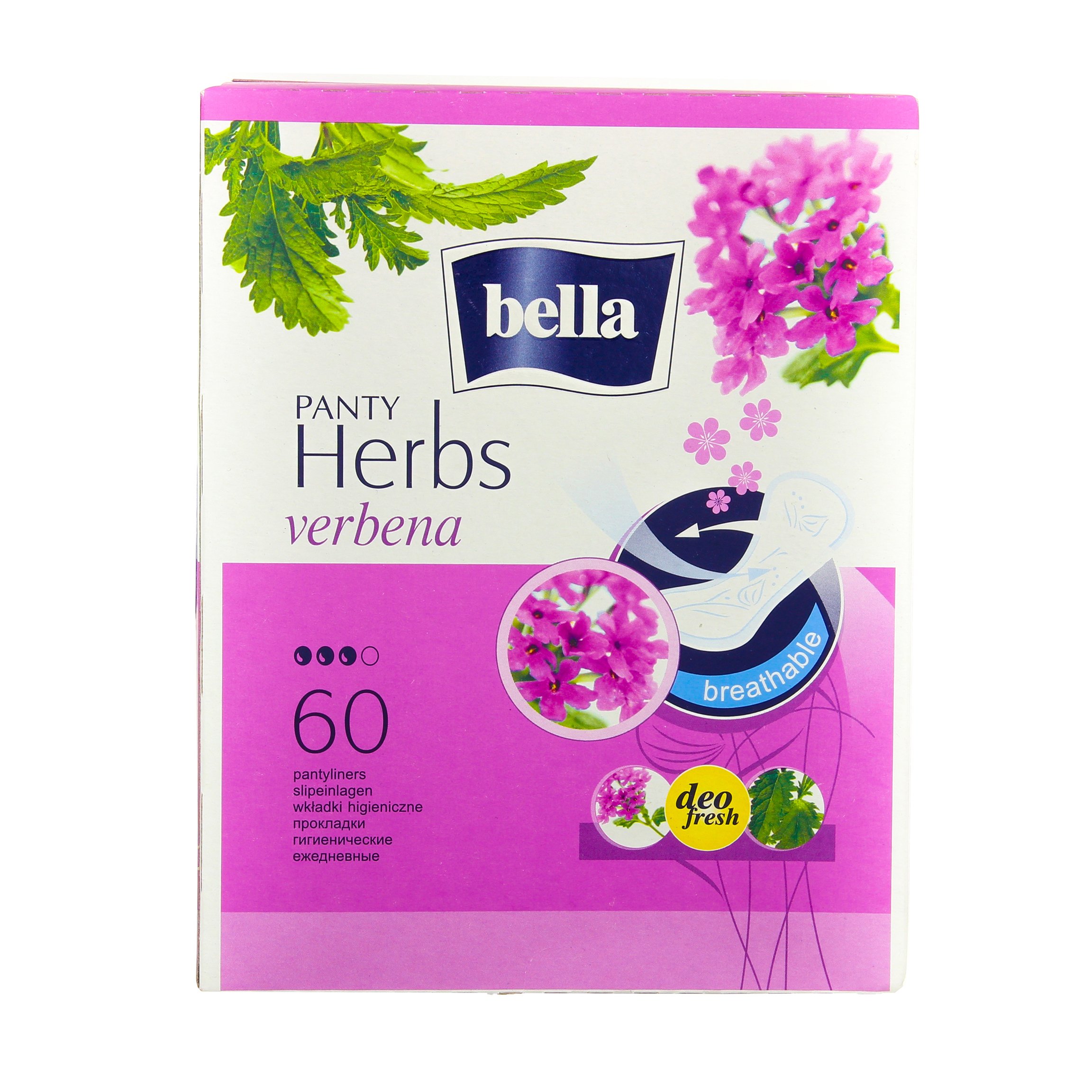 Щоденні прокладки Bella Panty Herbs Verbena Normal 60 шт. - фото 5