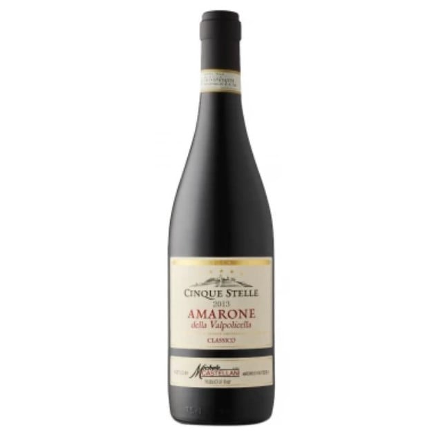 Вино Castellani Amarone Della Valpolicella Classico DOC Cinque Stelle, 15,5%, 0,75 л - фото 1