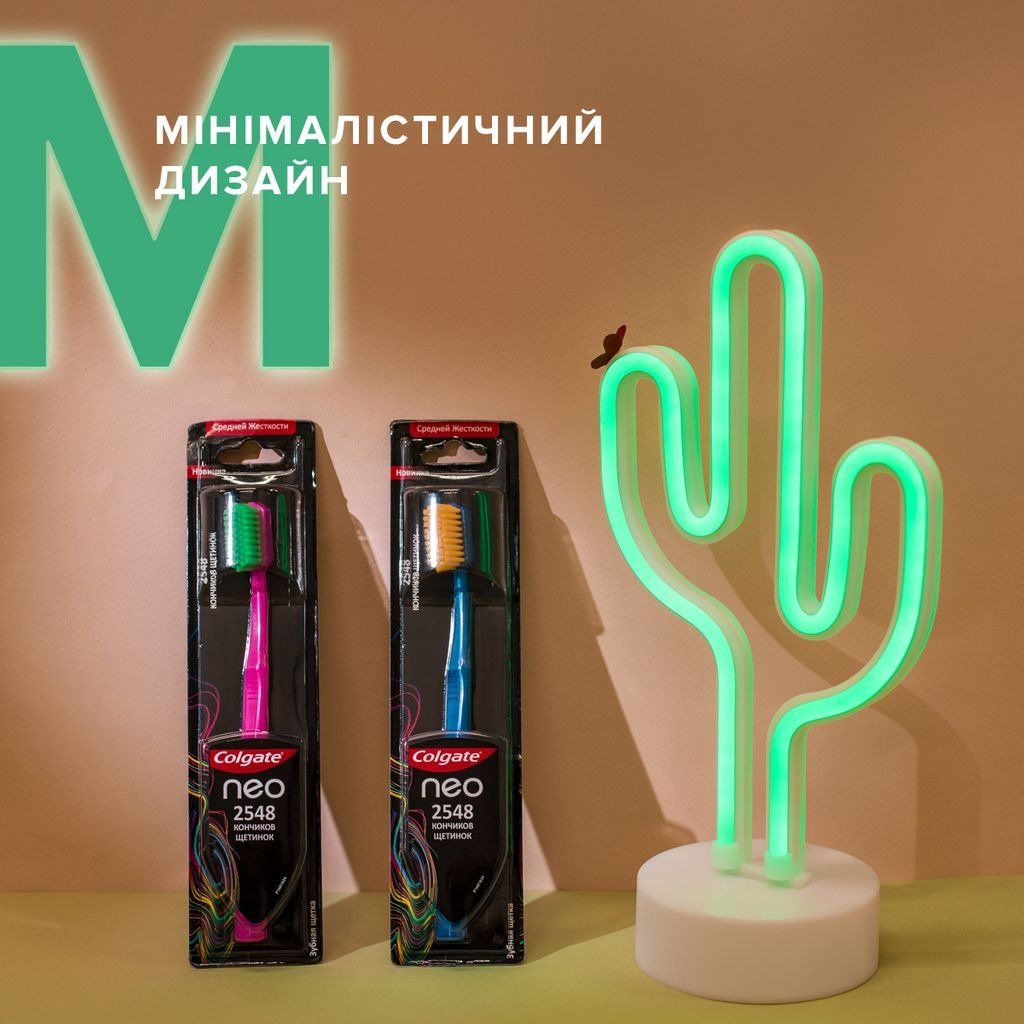 Зубная щетка Colgate Neon средняя 1 шт. - фото 7