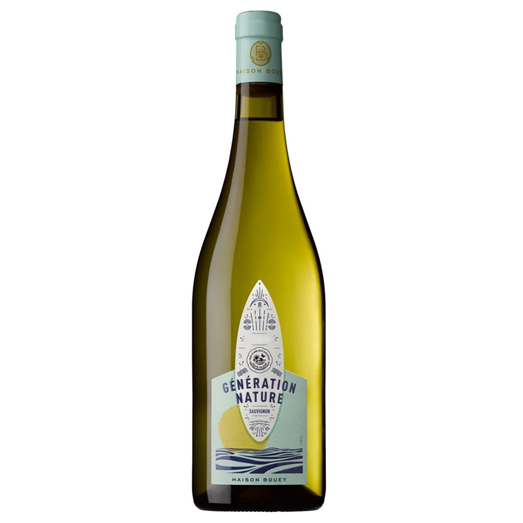 Вино Maison Bouey Generation Nature White, біле, сухе, 12%, 0,75 л (8000019820807) - фото 1