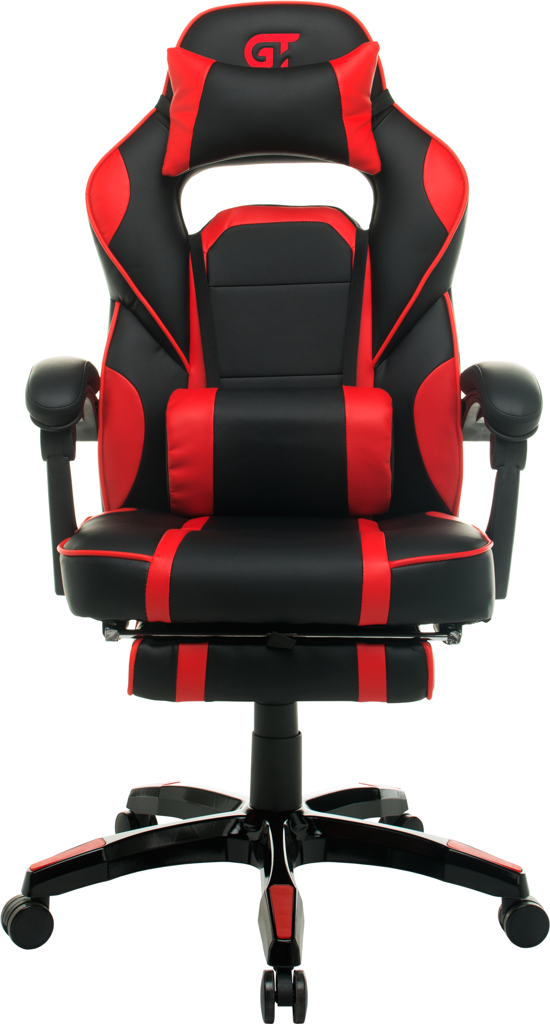 Геймерское кресло GT Racer черное с красным (X-2749-1 Black/Red) - фото 2