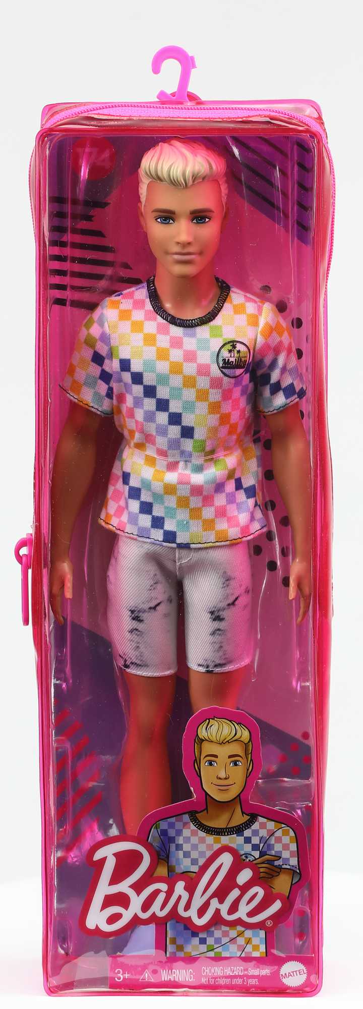 Кукла Barbie Кен Модник в клетчатой футболке (GRB90) - фото 3