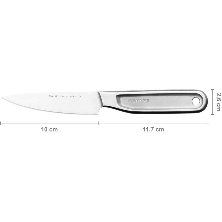 Нож для корнеплодов Fiskars All Steel 10 см (1062887) - фото 3