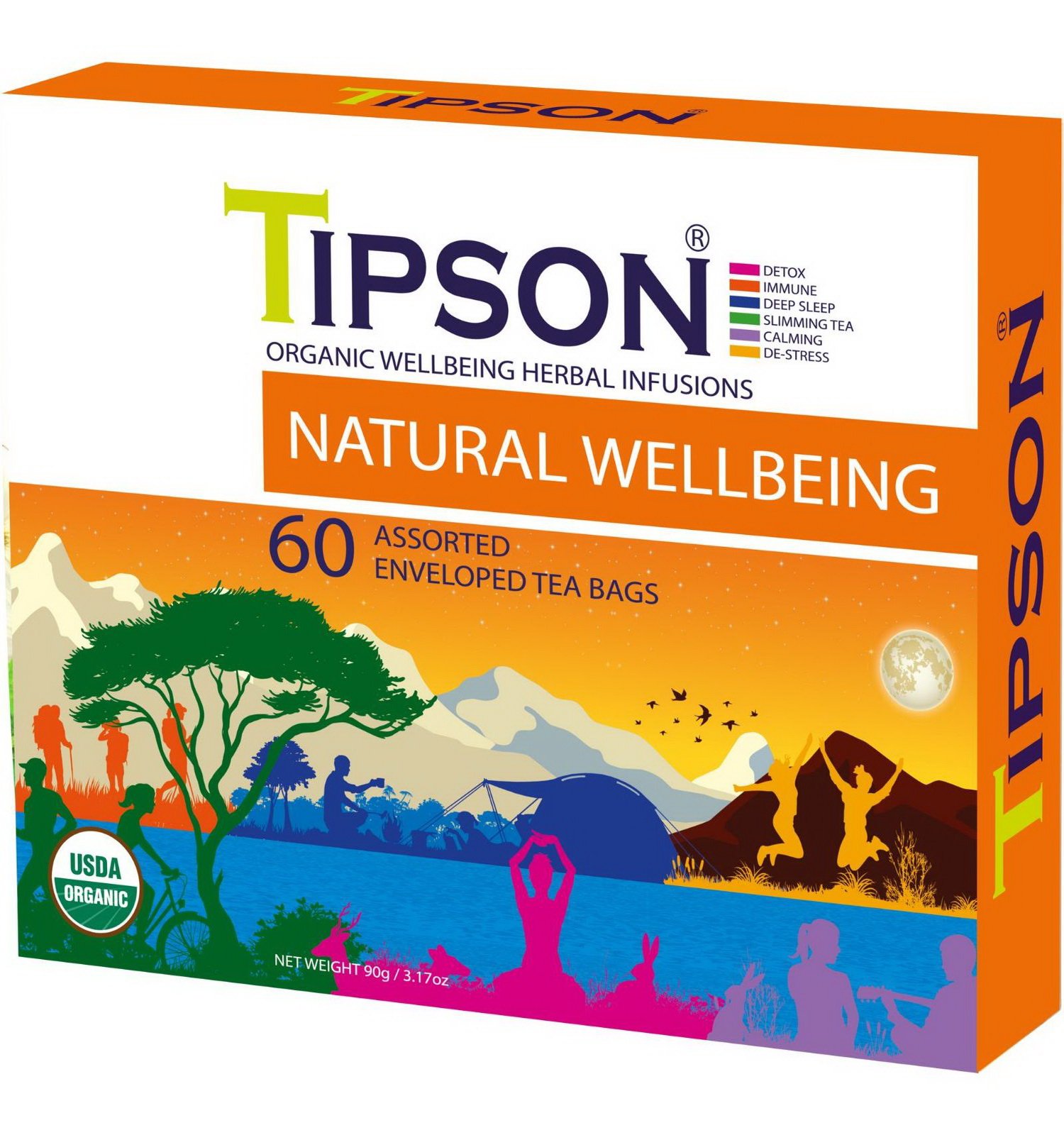 Суміш трав'яна Tipson Natural Wellbeing Асорті, 60 пакетиків (912623) - фото 2