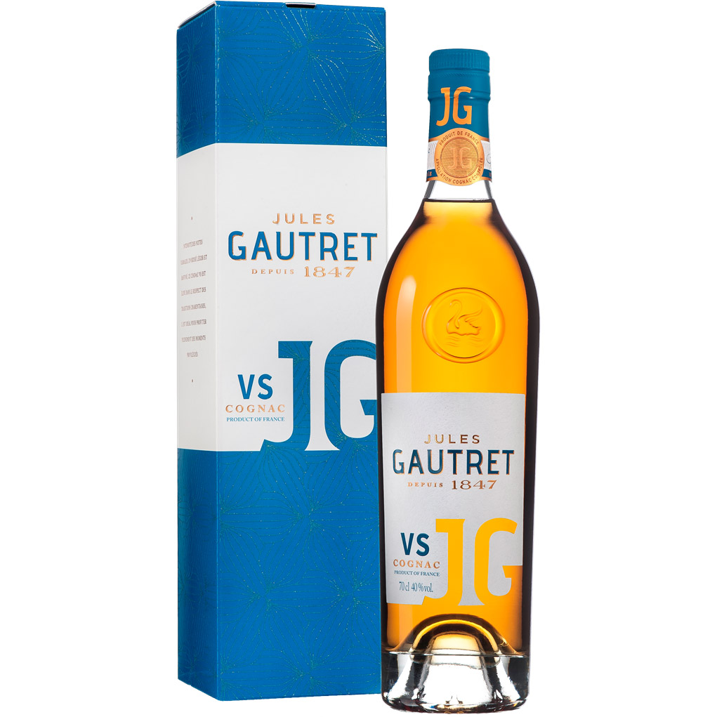 Коньяк Jules Gautret VS 40% 0.7 л в коробці - фото 1