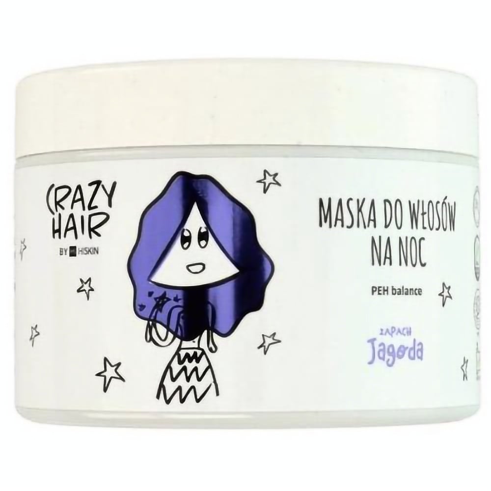 Ночная маска для волос HiSkin Crazy Hair Черника, 300 мл - фото 1