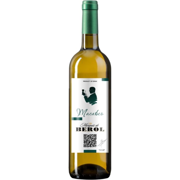 Вино Marques de Berol Macabeo Seleccion Especial, белое, сухое, 0,75 л - фото 1