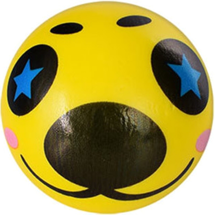 Мяч детский фомовый Bambi Монстрик 6.3 см желтый (MS 3438-1(Yellow)) - фото 1