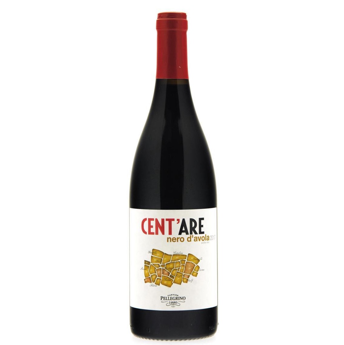 Вино Carlo Pellegrino Cent’are Nero d’Avola, 13,5%, 0,75 л - фото 1