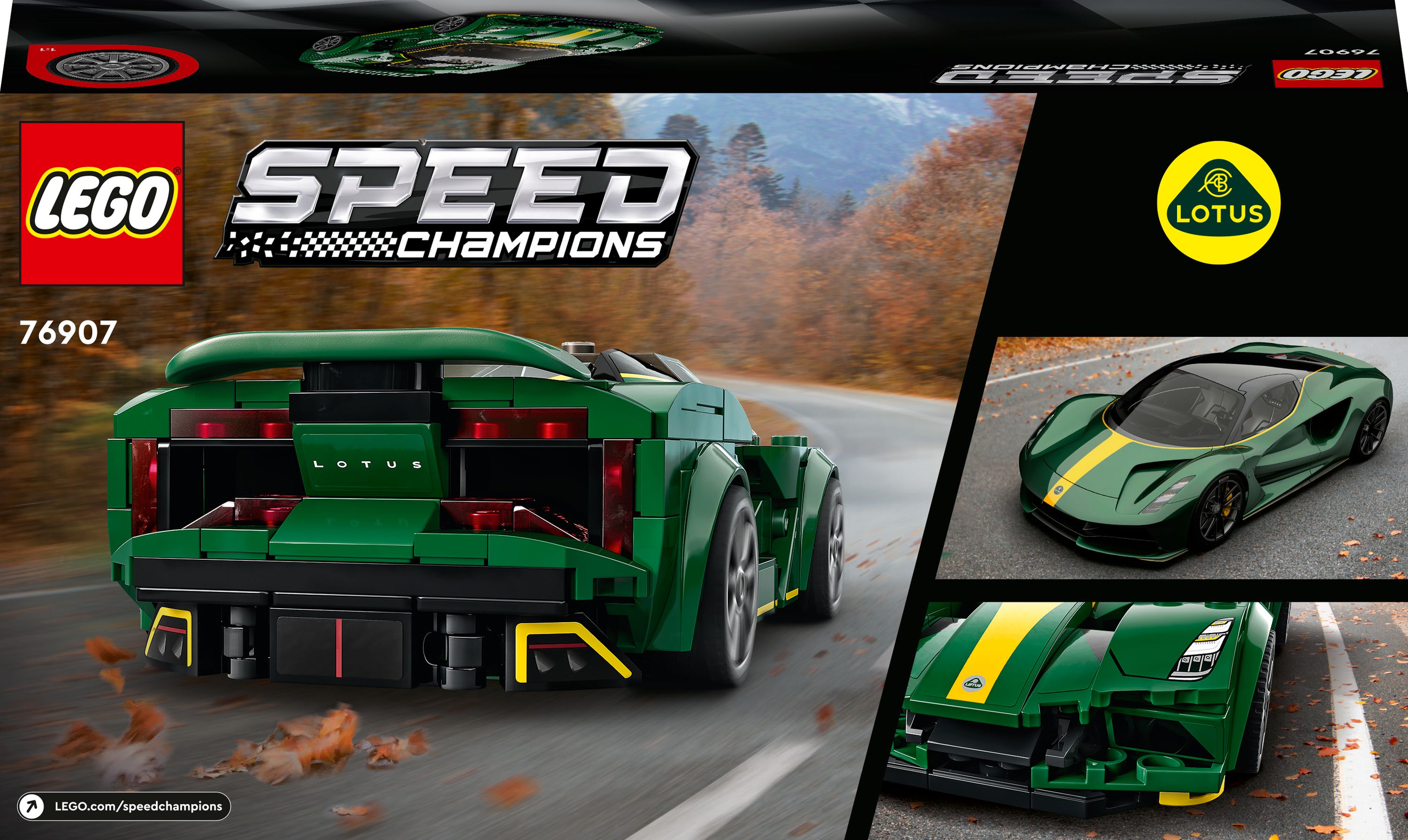 Конструктор LEGO Speed Champions Lotus Evija, 247 деталей (76907) - фото 9