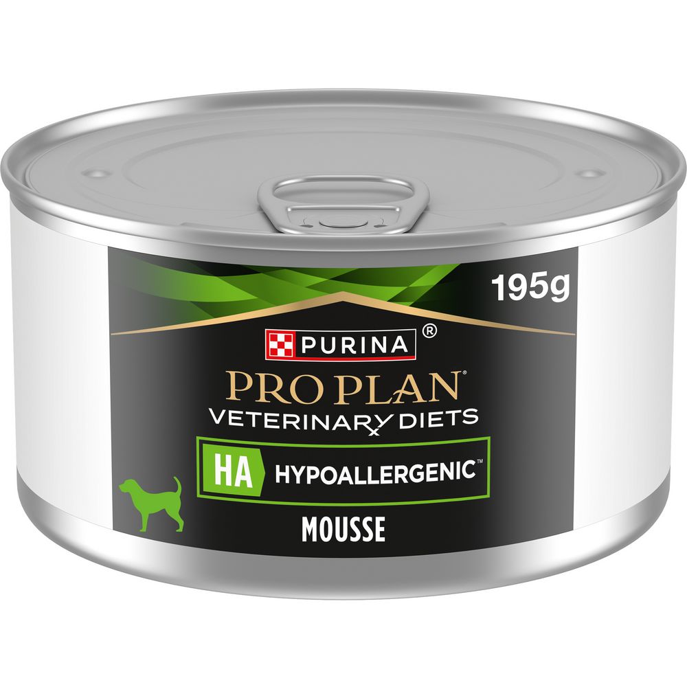 Вологий дієтичний корм для дорослих собак та цуценят Purina Pro Plan Veterinary Diets HA Hypoallergenic для зниження ознак інгредієнтної та нутрієнтної непереносимості 195 г - фото 1