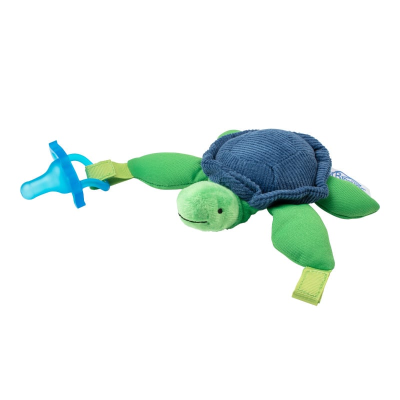 Іграшка-тримач для пустушки Dr. Brown's Черепаха, 0-12 міс., блакитний (AC157-P6) - фото 1