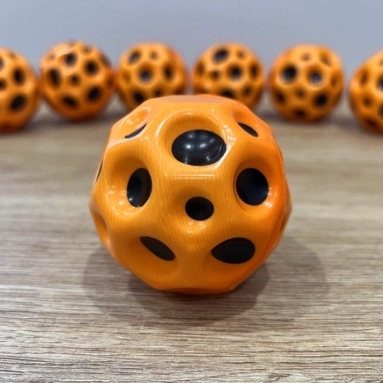 М'ячик-стрибунець GravityBall помаранчевий - фото 2