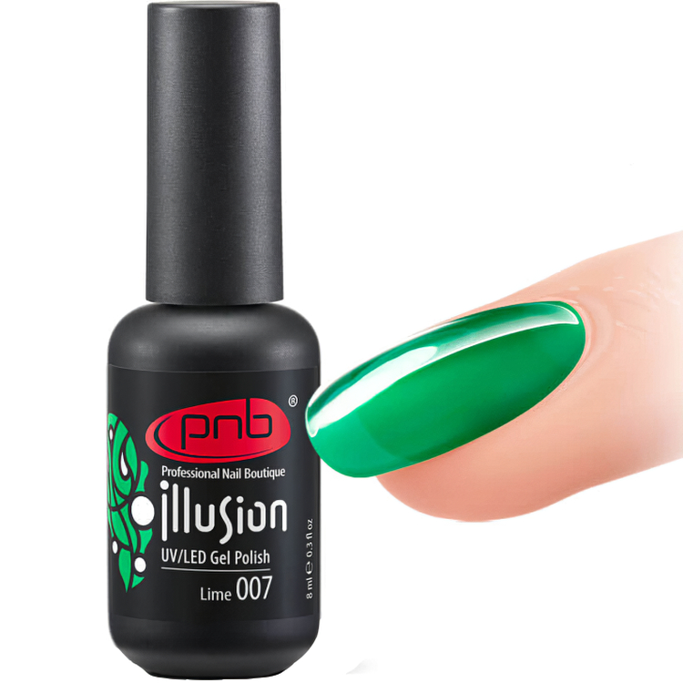 Витражный гель-лак PNB 007 UV/LED Gel Polish Illusion 4 мл - фото 1