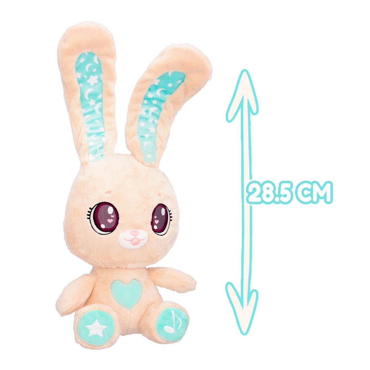 Інтерактивна м'яка іграшка Peekapets Кролик, 28,5 см, бежевий (88955) - фото 4